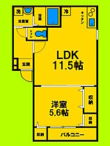 兵庫県尼崎市長洲東通2丁目（賃貸アパート1LDK・2階・40.46㎡） その2