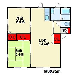リバービュー　B棟 1階