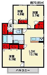 物件の間取り