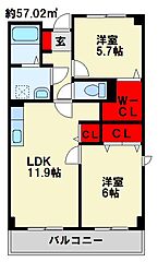 物件の間取り