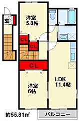 物件の間取り
