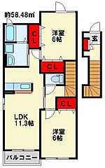 物件の間取り