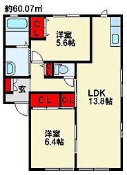 オー・ボアパティール C棟 1階/103