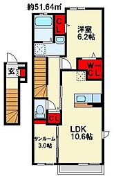 フィデール行橋A 2階/201