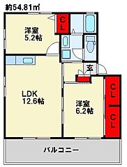 物件の間取り
