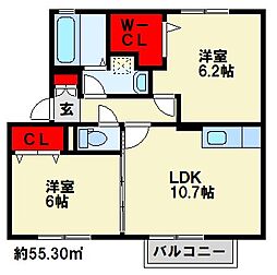 ウィングランデMII A棟 2階