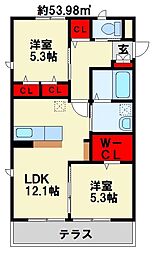 アンベリール苅田 B棟 1階/201