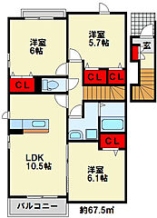 物件の間取り