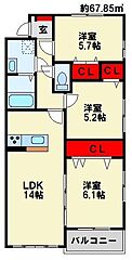 物件の間取り