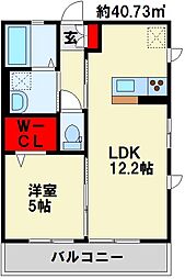 セゾン行橋 C棟 1階/101