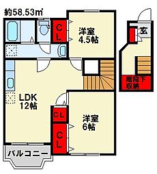 フェアリーコート B 2階