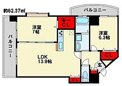 物件の間取り