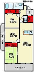 物件の間取り