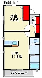 ディアコート徳力新町 1階/104