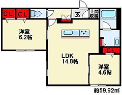 物件の間取り