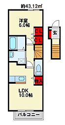 ラ・マカイ・ハレアカラ 1LDKの間取図画像