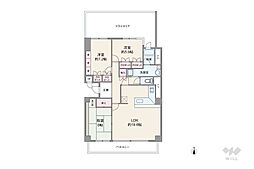 間取図画像 3LDK