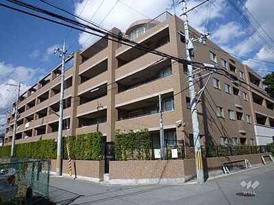 外観：アンビエント西宮仁川アールブリーズの外観（南東側から）