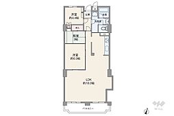 間取図画像 3LDK