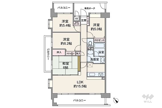 専有面積84....