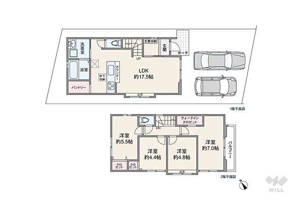 間取り 芦屋市朝日ケ丘町 一戸建て