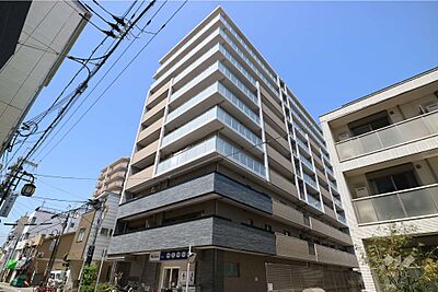 外観:プレサンスロジェ西宮鳴尾の外観(南東側から) 外観:プレサンスロジェ西宮鳴尾の外観(南東側から)