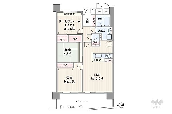 間取りを拡大表示