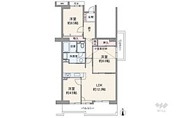 間取図画像 3LDK