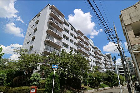 OTC第一ハイツの外観(南西側から)総戸数51戸のマンションです。