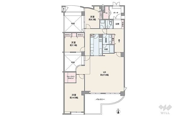 間取りを拡大表示
