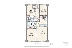 間取図画像 3LDK