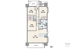 間取図画像 3LDK