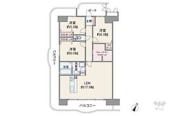 間取図画像 3SLDK