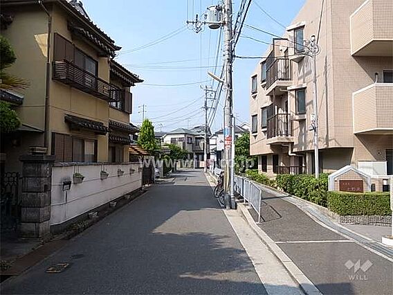 周辺は一戸建て...