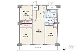 間取図画像 2SLDK