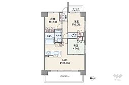 エスリード江坂グランアリーナ 3LDKの間取図画像