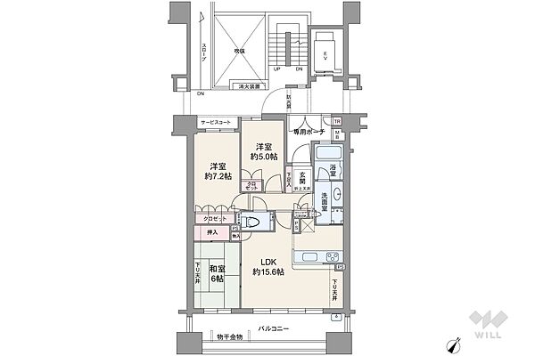 間取りを拡大表示