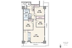 間取図画像 3LDK