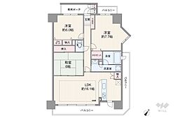 間取図画像 3LDK