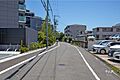 敷地北西側の前...