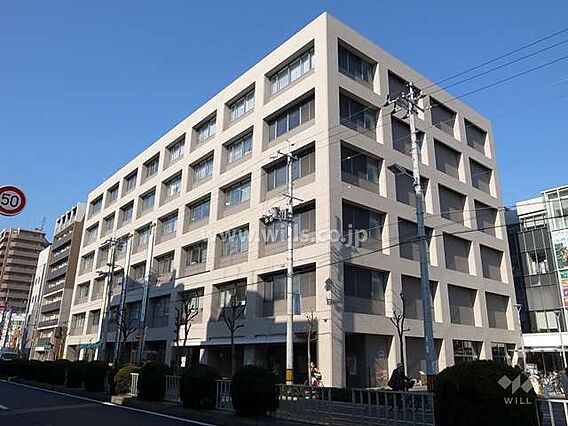 淀川区役所の外...