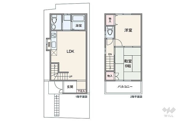間取り 大阪市淀川区西三国3丁目 一戸建て