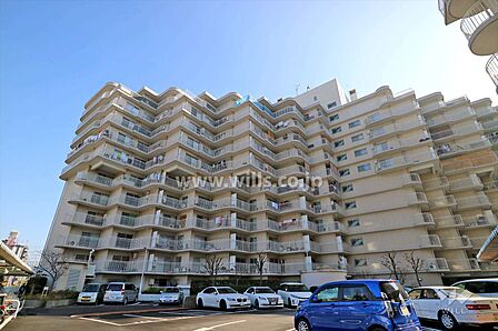 エバーグリーン淀川4号棟の外観(西側から)