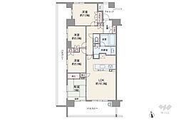 クレヴィア江坂 4LDKの間取図画像