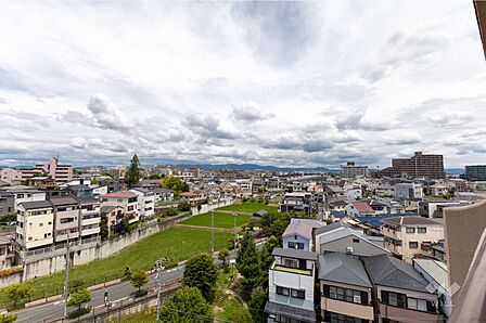 バルコニーからの眺め（北西側北方向）［2026年7月11日撮影］
