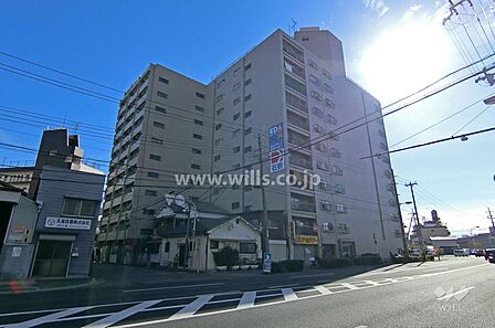 淡路第2ダイヤモンドハイムの外観(北西側から)