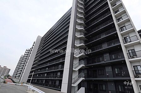 シティテラス神崎川駅前ノーブルテラスの外観(北西側から)
