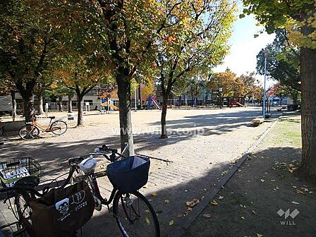 敷地に隣接する児童公園
