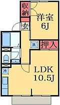 千葉県千葉市緑区おゆみ野５丁目（賃貸アパート1LDK・2階・40.38㎡） その2