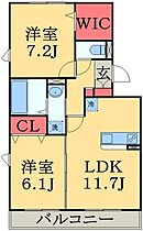 千葉県千葉市中央区浜野町（賃貸アパート2LDK・2階・58.32㎡） その2